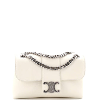 Celine Victoire Flap Shoulder Bag Leather Teen