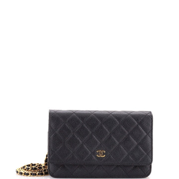 Chanel Wallet on Chain Quilted Caviar