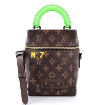 Louis Vuitton Vertical Box Trunk Bag No.7 Trunk L'Oeil Vintage Monogram Canvas