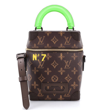 Louis Vuitton Vertical Box Trunk Bag No.7 Trunk L'Oeil Vintage Monogram Canvas