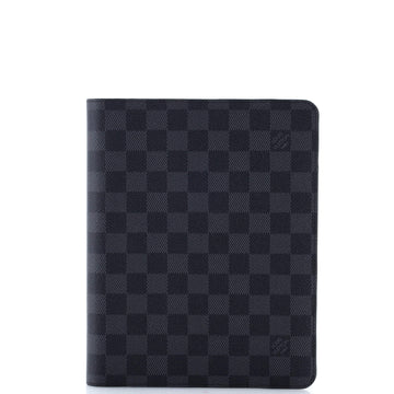 Louis Vuitton Desk Agenda Cover Damier Graphite