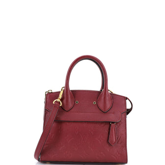 Louis Vuitton Pont Neuf Handbag Monogram Empreinte Leather Mini