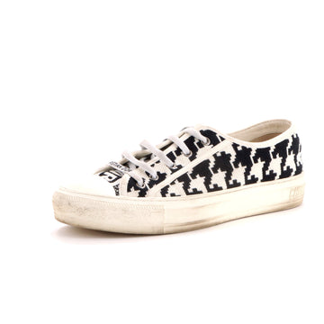 Christian Dior Women's Walk'N'Dior Sneakers Embroidered Canvas