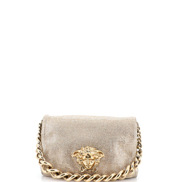 Versace Palazzo Medusa Flap Bag Embellished Leather Small