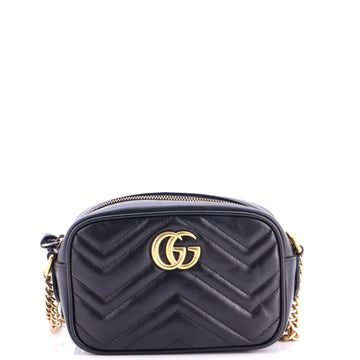 Gucci GG Marmont Shoulder Bag Matelasse Leather Mini