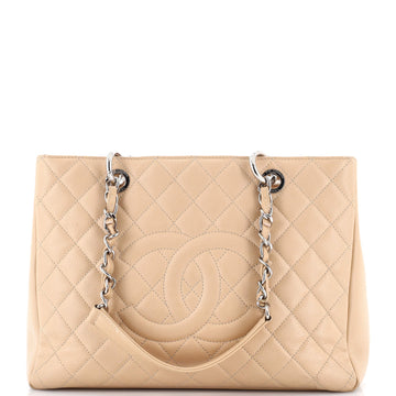 Chanel Grand Shopping Tote Quilted Caviar