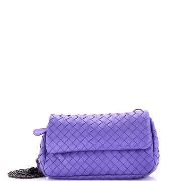 Bottega Veneta Expandable Chain Crossbody Bag Intrecciato Nappa Small