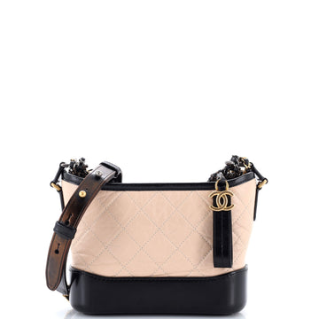 Chanel Gabrielle Hobo Quilted Aged Calfskin Small