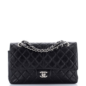 Chanel Classic Double Flap Bag Quilted Karung Medium