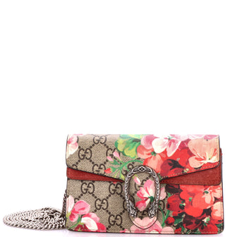 Gucci Dionysus Bag Blooms Print GG Coated Canvas Super Mini