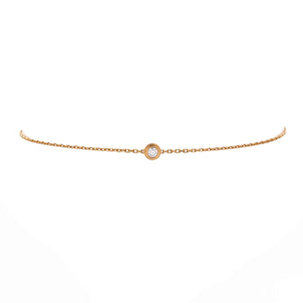 Cartier D'Amour Bracelet 18K Yellow Gold with Diamond XS