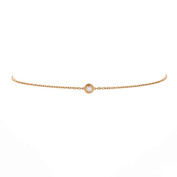 Cartier D'Amour Bracelet 18K Yellow Gold with Diamond XS
