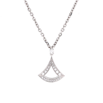 Bvlgari Divas' Dream Openwork Pendant Necklace 18K White Gold with Diamonds