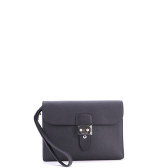 Hermes Sac a Depeches Wristlet Pouch Epsom 24