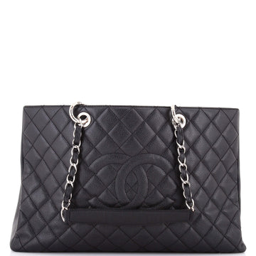 Chanel Grand Shopping Tote Quilted Caviar XL