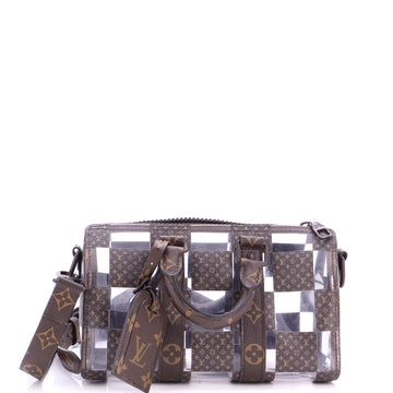 Louis Vuitton Keepall Bandouliere Bag Monogram Chess Coated Canvas and PVC 25