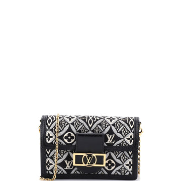 Louis Vuitton Dauphine Shoulder Bag Limited Edition Since 1854 Monogram Jacquard Mini