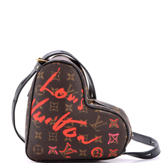 Louis Vuitton Coeur Handbag Limited Edition Fall in Love Monogram Canvas