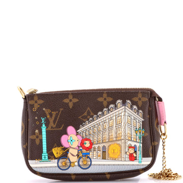 Louis Vuitton Pochette Accessoires Limited Edition Monogram Canvas Mini