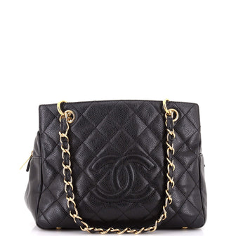 Chanel Petite Timeless Tote Quilted Caviar
