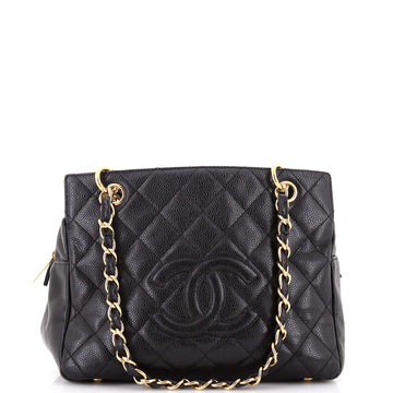 Chanel Petite Timeless Tote Quilted Caviar