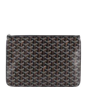 Goyard Senat Zip Pouch Coated Canvas MM