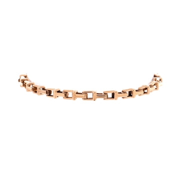 Tiffany & Co. T Chain Bracelet 18K Rose Gold Narrow
