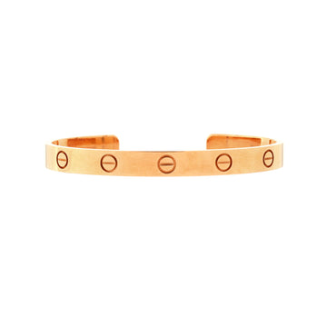 Cartier Love Cuff Bracelet 18K Rose Gold