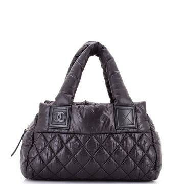 Chanel Coco Cocoon Bowling Bag Quilted Nylon Small