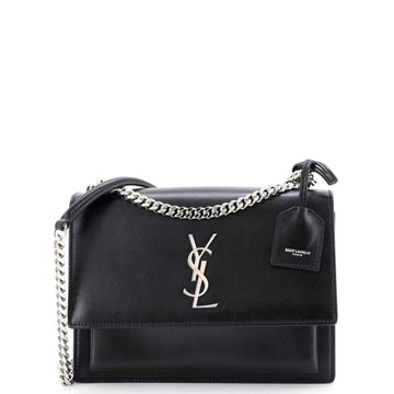 Saint Laurent Sunset Crossbody Bag Leather Small
