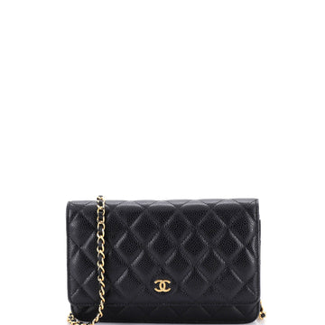 Chanel Wallet on Chain Quilted Caviar