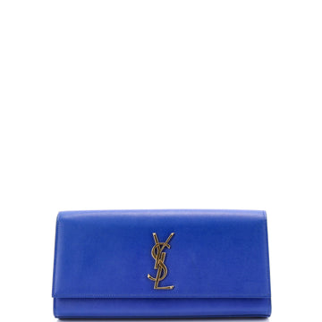 Saint Laurent Classic Monogram Clutch Leather Long