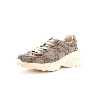 Gucci Rhyton Sneakers Jumbo GG Coated Canvas