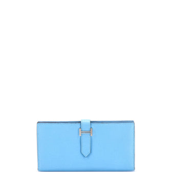 Hermes Bearn Wallet Chevre Mysore Long