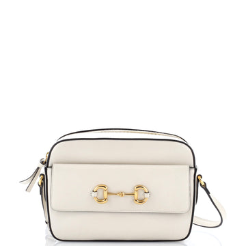 Gucci Horsebit 1955 Flap Pocket Camera Bag Leather Small