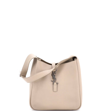 Saint Laurent Le 5 a 7 Supple Hobo Leather Small