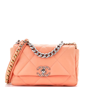 Chanel 19 Flap Bag Quilted Leather Medium