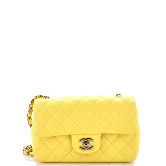 Chanel Classic Single Flap Bag Quilted Lambskin Mini