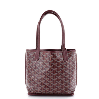 Goyard Anjou Reversible Tote Coated Canvas Mini