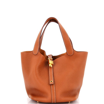 Hermes Picotin Lock Bag Clemence MM