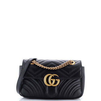 Gucci GG Marmont Flap Bag Matelasse Leather Mini