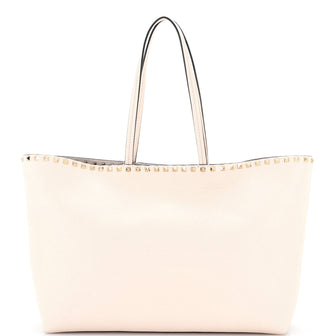 Valentino Garavani Rockstud Shopper Tote Leather Large