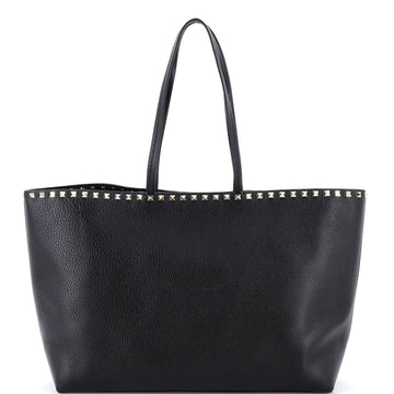 Valentino Garavani Rockstud Shopper Tote Leather Large