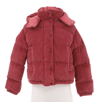 Moncler Women's Daos Hooded Puffer Jacket Quilted Corduroy