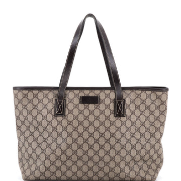 Gucci Plus Tote GG Coated Canvas with Leather Medium