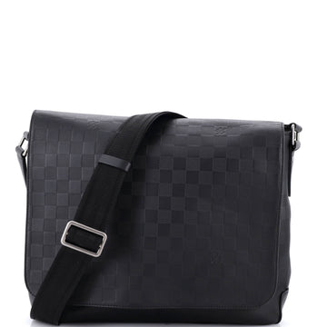 Louis Vuitton District Messenger Bag Damier Infini Leather MM
