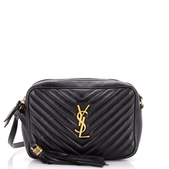 Saint Laurent Lou Camera Bag Matelasse Chevron Leather Small