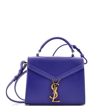 Saint Laurent Cassandra Top Handle Bag Leather Mini