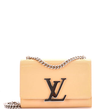 Louis Vuitton Chain Louise Clutch Patent MM