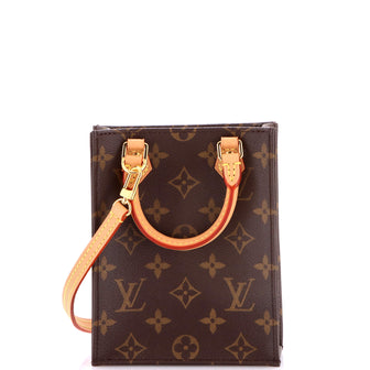Louis Vuitton Petit Sac Plat Bag Monogram Canvas